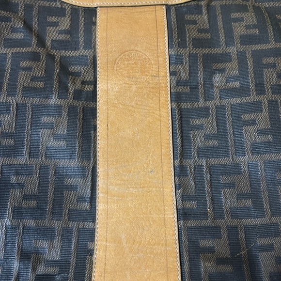 Vintage fendi zucca fold over shopper tote bag - Picture 16 of 16